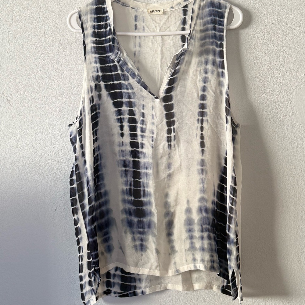L’AGENCE blouse, 100% silk